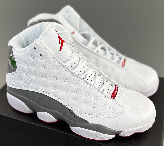 Air Jordan 13 Retro Wolf Grey [Cheap Jordans Shoes 13 35]